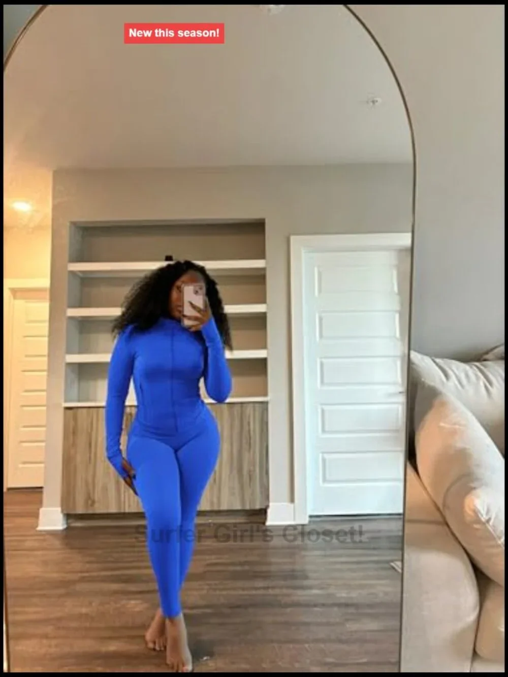 2 Piece Sweatsuit Set Long Sleeve Zip Jacket High Waist Leggings Tracksuit